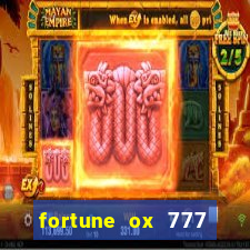 fortune ox 777 fortuna 77